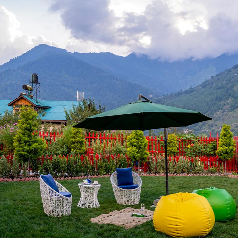 Cottage in Manali with Outdoor Garden